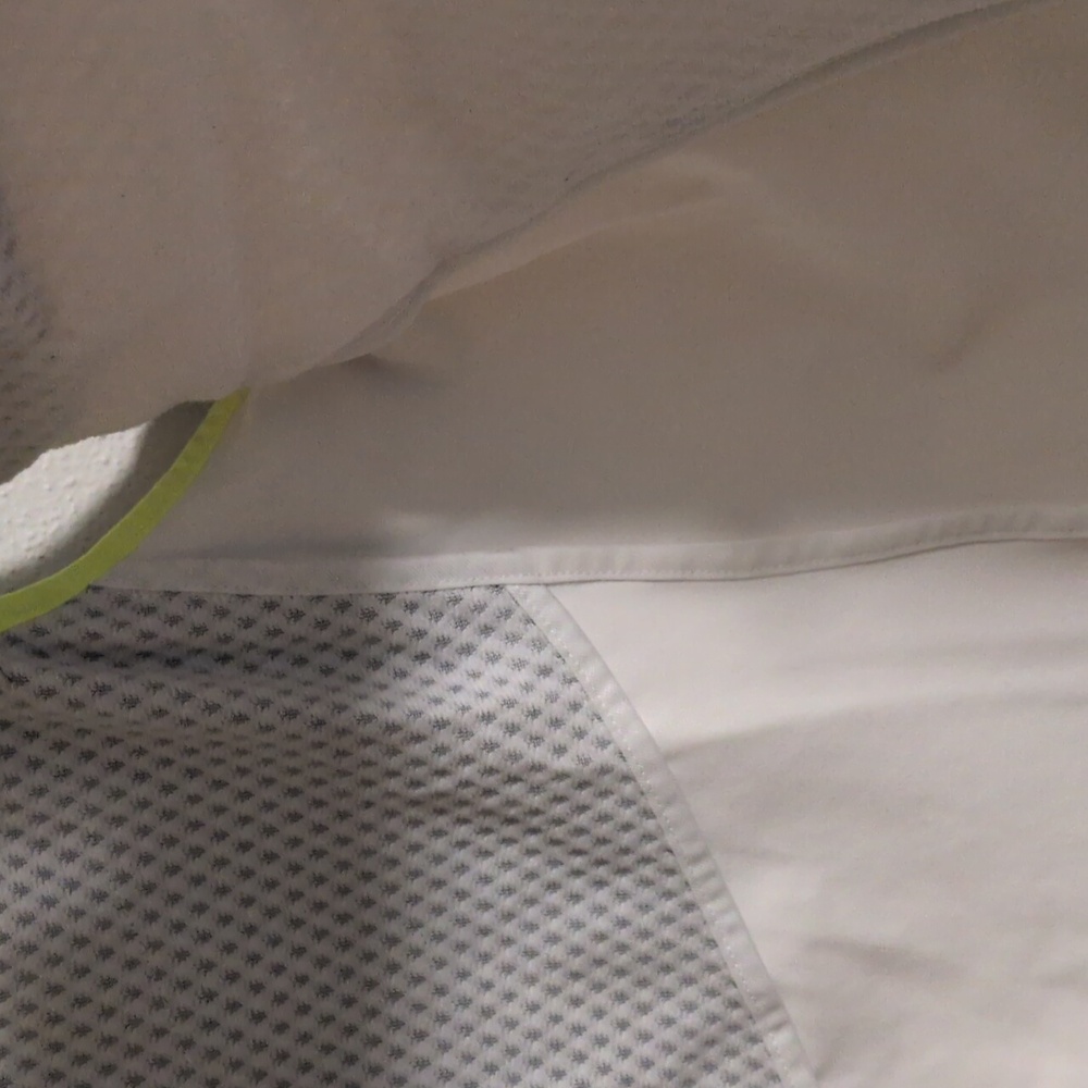 Brooks Running Womens Running Vest Size L White And Gray And Neon Yellow - Picture 6 of 7